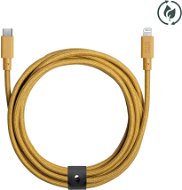 Native Union Belt Cable (USB-C – Lightning) 3 m Kraft - Dátový kábel