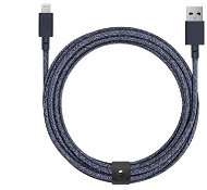 Native Union Belt Cable XL Lightning 3 m, indigo - Dátový kábel