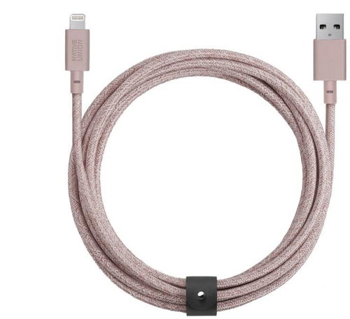 Native Union Belt Cable XL Lightning 3m, rosa - Datenkabel - Hauptbild