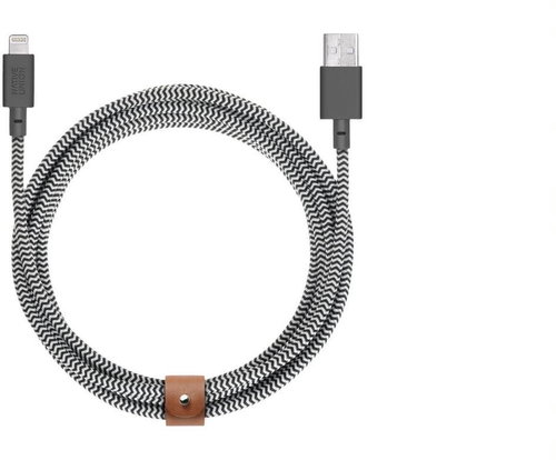 Native Union Belt Cable XL Lightning 3m, Zebra - Datenkabel - Hauptbild