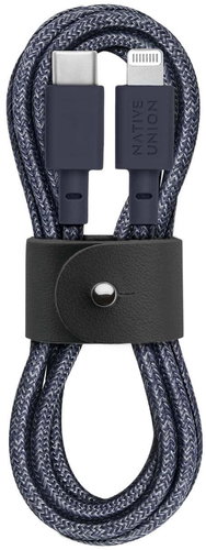 Native Union Belt Cable C-L Lightning 1.2m, indigo - Datenkabel - Hauptbild
