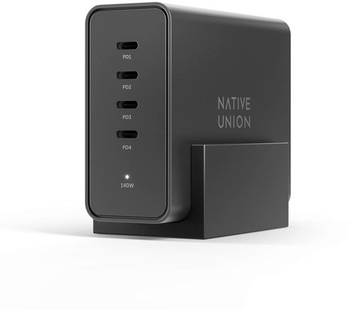 Native Union Fast GaN Charger PD 140W Black - Wall Charger - Main image