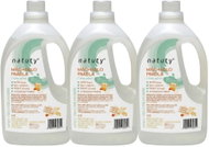 NATUTY Na prádlo bez vůně, 1,5 l, 3 ks (75 praní) - Máchadlo