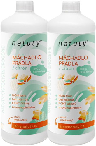 NATUTY Laundry Detergent with Lemon Scent, 1L, 2 pcs (50 Washes) - Detergent - Main image