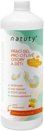 Natuty Washing gel for sensitive people and children We are natuty, 100 ml - Washing Gel - Main image