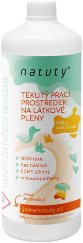 Natuty Liquid detergent for cloth diapers We are natuty, 1000 ml - Washing Gel - Main image