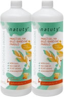 NATUTY For White & Coloured Laundry, Unscented, 1L, 2 pcs (66 washes) - Washing Gel
