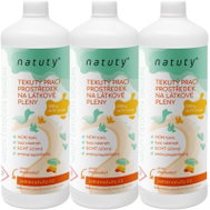 NATUTY Fabric Nappy Detergent, 1L, 3pcs (150 washes) - Washing Gel