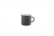 Olymp, black enamel mug 8 cm, 0,4 l (211/10) - Mug