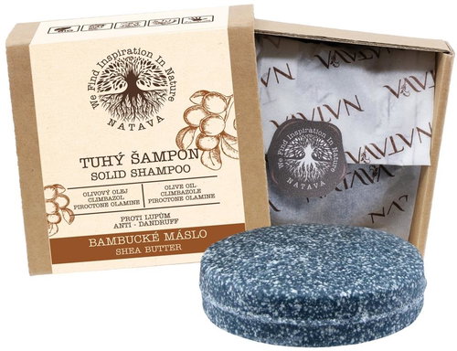 Natava solid shampoo Shea butter 85g - Shampoo - Main image