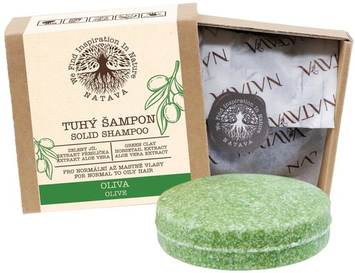 Natava solid shampoo Oliva 85g - Shampoo - Main image