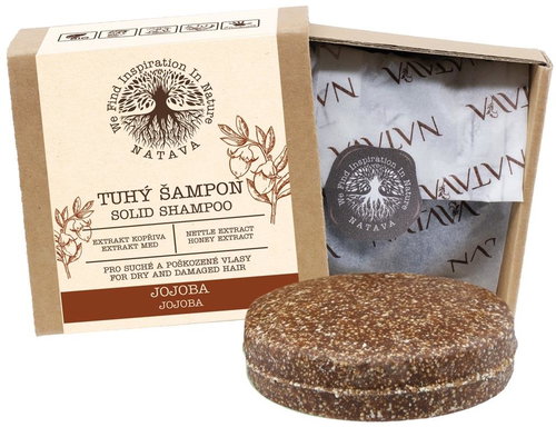 Natava solid shampoo Jojoba 85g - Shampoo - Main image