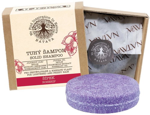 Natava solid shampoo Rosehip 85g - Shampoo - Main image