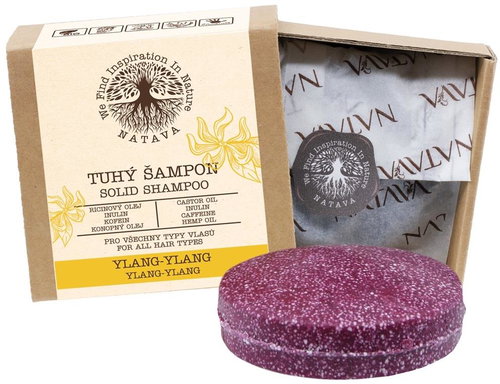 Natava solid shampoo Ylang - Ylang 85g - Shampoo - Main image