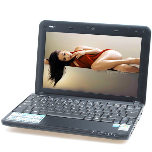 MSI U100 WIND černý/ 1,6GHz/ 10" WSVGA/ 1GB/ 80GB 5.4k/ WF/ BT/ CAM/ XP Ho Main image MSI U100 WIND černý/ 1,6GHz/ 10" WSVGA/ 1GB/ 80GB 5.4k/ WF/ BT/ CAM/ XP Ho - Laptop - Main image