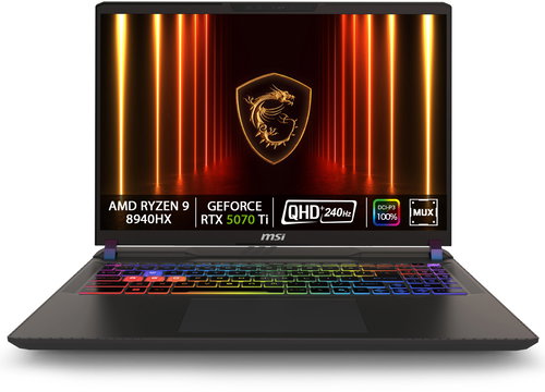 MSI Vector A16 HX A8WHG-049XCZ Metallic - Gaming Laptop - Main image