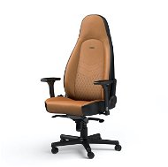 Noblechairs ICON Genuine leather, konyak-fekete - Gamer szék
