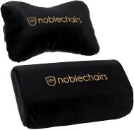 Bedrová opierka Noblechairs Cushion Set pre stoličky EPIC/ICON/HERO, čierna/zlatá - Bederní opěrka