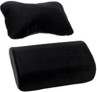Noblechairs Cushion Set für EPIC/ICON/HERO Stühle, schwarz/schwarz - Lendenwirbelstütze