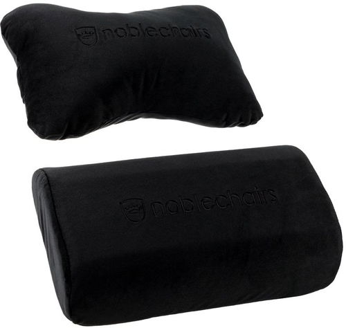 Noblechairs Cushion Set pro židle EPIC/ICON/HERO, černá/černá - Bederní opěrka - Hlavní obrázek