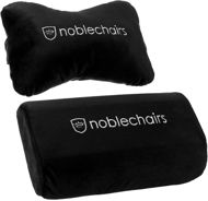 Lumbar Support Noblechairs Cushion Set for EPIC/ICON/HERO chairs, black/white - Bederní opěrka