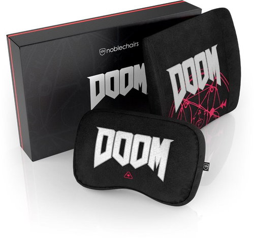 Noblechairs Memory Foam Cushion Set, DOOM Edition - Lendenwirbelstütze - Hauptbild