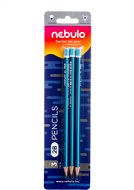 NEBULO 2B, dreieckig - 3er-Set - Bleistift