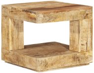 Shumee Konferenční stolek 45 × 45 × 40 cm, masivní mangovníkové dřevo - Konferenční stolek