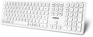 Niceboy OFFICE K30 Wireless White CZ/SK - Klávesnice