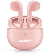 Niceboy HIVE Beans Pop Pink - Vezeték nélküli fül-/fejhallgató
