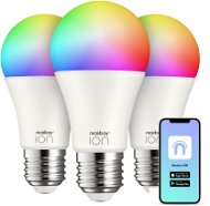 Niceboy ION SmartBulb RGB E27, 12 W, szett, 3 db - LED izzó