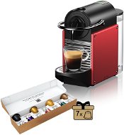NESPRESSO De'Longhi Pixie Electric Red EN124.R - Coffee Pod Machine