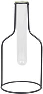 Decor by Glassorr Design vase - tube with metal stand size. M - Vase