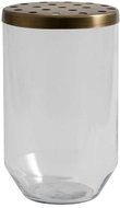 Nordal Nordal Vase with gold perforated lid small - Vase