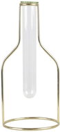 Decor by Glassorr Design vase - tube with golden stand size. L - Vase