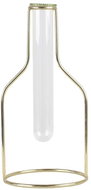 Decor by Glassor Design vase - tube with golden stand size. M - Vase