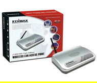 Edimax EW-7203APG, Bridge/Access Point, 802.11b/g (11/54Mbps), kon. na externí anténu - -