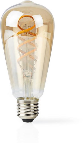 NEDIS Wi-Fi Smart Bulb E27 WIFILT10GDST64 - LED Bulb - Main image