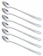 Spoon set Kinghoff koktejlová lžička 6 ks na latte dezerty Kh-1446 lesklá - Sada lžiček