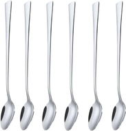 Spoon set Kinghoff koktejlová lžička 6 ks na latte dezerty Kh-1341 lesklá - Sada lžiček