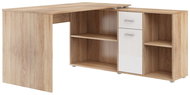 Cheapest furniture Rothing right, oak sonoma/white gloss - Writing Desk