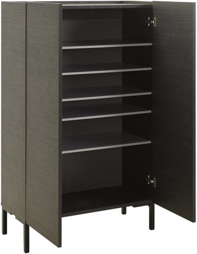 Cheapest PACIFICO furniture, Oslo walnut/marble - Shoe Rack - Main image