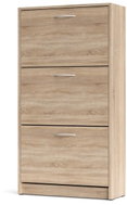 Cheapest furniture Tordron 2 Shoe rack with three recesses, sonoma oak - Shoe Rack