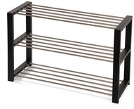 Cheapest furniture Ponzor 3 Shoe rack, black/metal - Shoe Rack