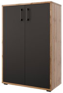 Cheapest furniture Nejby gianni premium, type 1, cabinet: oak wotan, door: anthracite - Cabinet