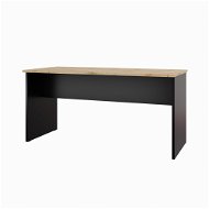 Najlacnejší nábytok Nejby Gianni, stôl jednací, čierny/dub wotan - Písací stôl