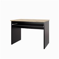 Najlacnejší nábytok Nejby Gianni, PC stôl, čierny/dub wotan - Písací stôl