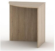 Nejlevnější nábytek - AMPAT stůl rohový obloukový, dub sonoma - Desk