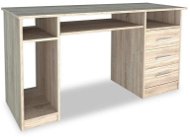 Nejlevnější nábytek - Pracovní stůl MAUGHANI II, dub sonoma - Desk