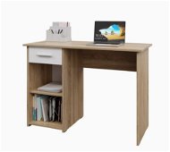 Nejlevnější nábytek - Praktický psací stůl se zásuvkou NEJBY ODIN, dub sonoma/bílý - Desk